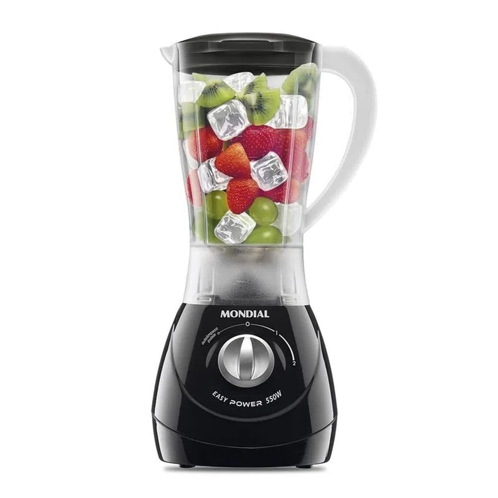 Licuadora Mondial Easy Power Black 550W 2 Velocidades